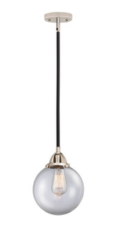 Nouveau 2 One Light Mini Pendant in Black Polished Nickel (405|288-1S-BPN-G202-8)