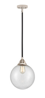 Nouveau 2 One Light Mini Pendant in Black Polished Nickel (405|288-1S-BPN-G204-10)