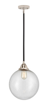 Nouveau 2 One Light Mini Pendant in Black Polished Nickel (405|288-1S-BPN-G204-12)