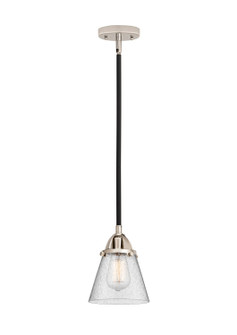 Nouveau 2 LED Mini Pendant in Black Polished Nickel (405|288-1S-BPN-G64-LED)