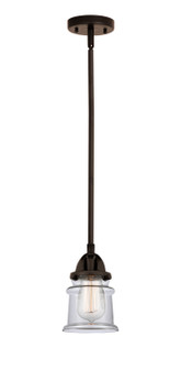 Nouveau 2 One Light Mini Pendant in Oil Rubbed Bronze (405|288-1S-OB-G182S)