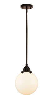 Nouveau 2 LED Mini Pendant in Oil Rubbed Bronze (405|288-1S-OB-G201-8-LED)