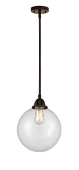 Nouveau 2 One Light Mini Pendant in Oil Rubbed Bronze (405|288-1S-OB-G202-10)