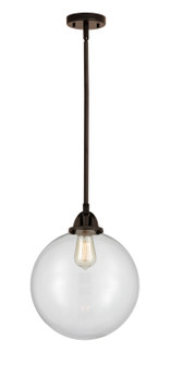 Nouveau 2 LED Mini Pendant in Oil Rubbed Bronze (405|288-1S-OB-G202-12-LED)