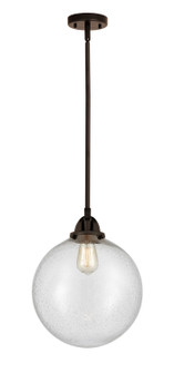 Nouveau 2 LED Mini Pendant in Oil Rubbed Bronze (405|288-1S-OB-G204-12-LED)