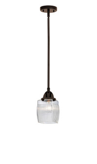 Nouveau 2 LED Mini Pendant in Oil Rubbed Bronze (405|288-1S-OB-G302-LED)