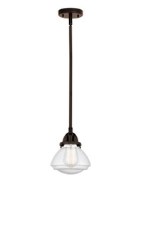 Nouveau 2 LED Mini Pendant in Oil Rubbed Bronze (405|288-1S-OB-G324-LED)
