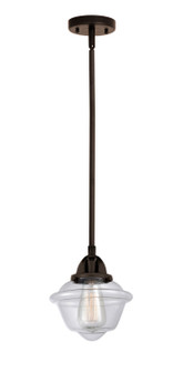 Nouveau 2 LED Mini Pendant in Oil Rubbed Bronze (405|288-1S-OB-G532-LED)