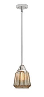Nouveau 2 LED Mini Pendant in Polished Chrome (405|288-1S-PC-G146-LED)