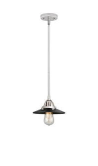 Nouveau 2 One Light Mini Pendant in Polished Chrome (405|288-1S-PC-M6-BK)