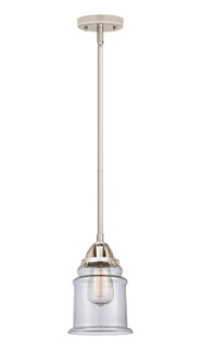 Nouveau 2 LED Mini Pendant in Polished Nickel (405|288-1S-PN-G182-LED)
