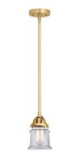 Nouveau 2 LED Mini Pendant in Satin Gold (405|288-1S-SG-G182S-LED)