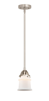 Nouveau 2 One Light Mini Pendant in Brushed Satin Nickel (405|288-1S-SN-G181S)