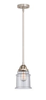 Nouveau 2 LED Mini Pendant in Brushed Satin Nickel (405|288-1S-SN-G184-LED)