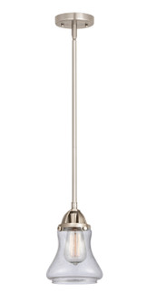 Nouveau 2 One Light Mini Pendant in Brushed Satin Nickel (405|288-1S-SN-G194)