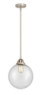 Nouveau 2 LED Mini Pendant in Brushed Satin Nickel (405|288-1S-SN-G204-10-LED)