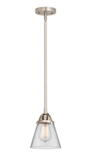 Nouveau 2 One Light Mini Pendant in Brushed Satin Nickel (405|288-1S-SN-G62)