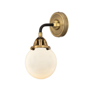 Nouveau 2 LED Wall Sconce in Black Antique Brass (405|288-1W-BAB-G201-6-LED)