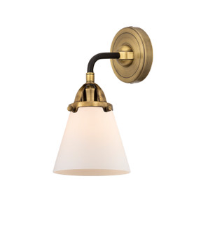 Nouveau 2 One Light Wall Sconce in Black Antique Brass (405|288-1W-BAB-G61)