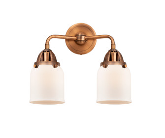 Nouveau 2 Two Light Bath Vanity in Antique Copper (405|288-2W-AC-G51)
