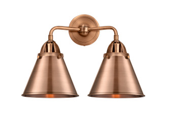 Nouveau 2 LED Bath Vanity in Antique Copper (405|288-2W-AC-M13-AC-LED)