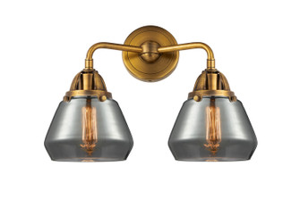 Nouveau 2 LED Bath Vanity in Brushed Brass (405|288-2W-BB-G173-LED)