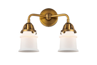 Nouveau 2 LED Bath Vanity in Brushed Brass (405|288-2W-BB-G181S-LED)