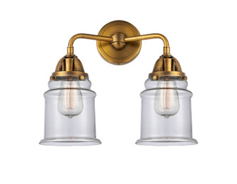 Nouveau 2 LED Bath Vanity in Brushed Brass (405|288-2W-BB-G182-LED)