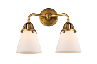 Nouveau 2 LED Bath Vanity in Brushed Brass (405|288-2W-BB-G61-LED)