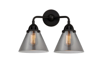 Nouveau 2 Two Light Bath Vanity in Matte Black (405|288-2W-BK-G43)