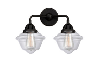 Nouveau 2 Two Light Bath Vanity in Matte Black (405|288-2W-BK-G532)