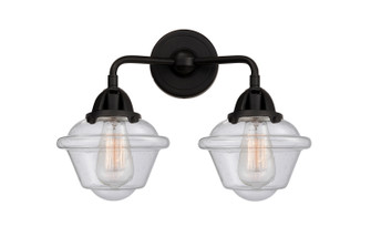 Nouveau 2 Two Light Bath Vanity in Matte Black (405|288-2W-BK-G534)