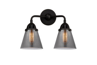 Nouveau 2 LED Bath Vanity in Matte Black (405|288-2W-BK-G63-LED)