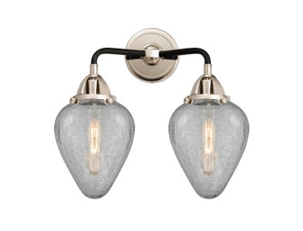 Nouveau 2 Two Light Bath Vanity in Black Polished Nickel (405|288-2W-BPN-G165)