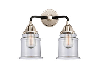 Nouveau 2 Two Light Bath Vanity in Black Polished Nickel (405|288-2W-BPN-G182)