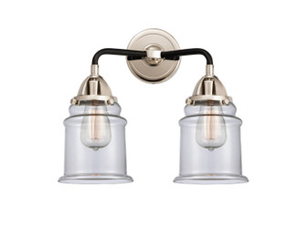 Nouveau 2 LED Bath Vanity in Black Polished Nickel (405|288-2W-BPN-G182-LED)