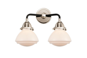 Nouveau 2 LED Bath Vanity in Black Polished Nickel (405|288-2W-BPN-G321-LED)