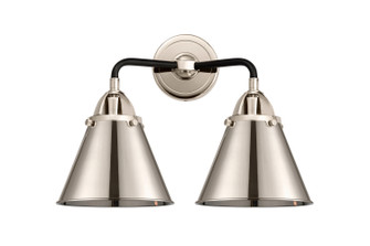 Nouveau 2 Two Light Bath Vanity in Black Polished Nickel (405|288-2W-BPN-M13-PN)