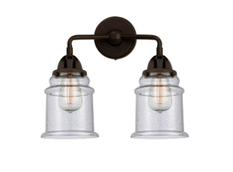 Nouveau 2 LED Bath Vanity in Oil Rubbed Bronze (405|288-2W-OB-G184-LED)