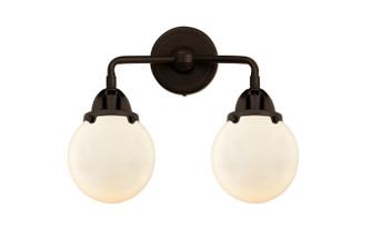 Nouveau 2 LED Bath Vanity in Oil Rubbed Bronze (405|288-2W-OB-G201-6-LED)