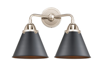 Nouveau 2 LED Bath Vanity in Polished Nickel (405|288-2W-PN-M13-BK-LED)