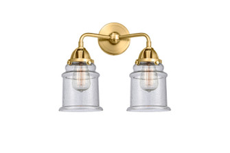 Nouveau 2 LED Bath Vanity in Satin Gold (405|288-2W-SG-G184-LED)