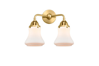 Nouveau 2 LED Bath Vanity in Satin Gold (405|288-2W-SG-G191-LED)