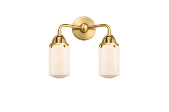 Nouveau 2 LED Bath Vanity in Satin Gold (405|288-2W-SG-G311-LED)