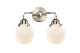Nouveau 2 Two Light Bath Vanity in Brushed Satin Nickel (405|288-2W-SN-G201-6)