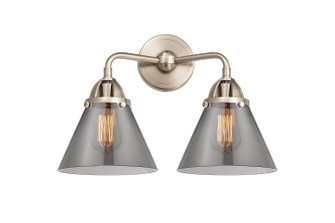 Nouveau 2 Two Light Bath Vanity in Brushed Satin Nickel (405|288-2W-SN-G43)