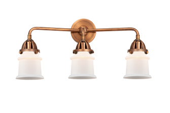 Nouveau 2 Three Light Bath Vanity in Antique Copper (405|288-3W-AC-G181S)