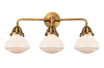 Nouveau 2 Three Light Bath Vanity in Brushed Brass (405|288-3W-BB-G321)