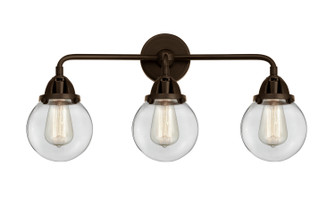 Nouveau 2 Three Light Bath Vanity in Oil Rubbed Bronze (405|288-3W-OB-G202-6)