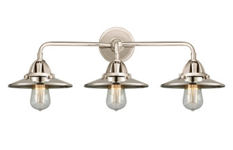 Nouveau 2 Three Light Bath Vanity in Polished Nickel (405|288-3W-PN-M1-PN)